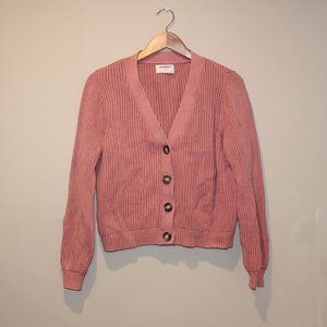 Pink Old Navy Button Up Sweater Cardigan